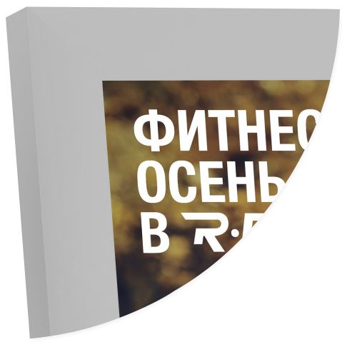 Рамка Нельсон 62, А2, серебро матовое анодир. в Самаре - картинка, изображение, фото